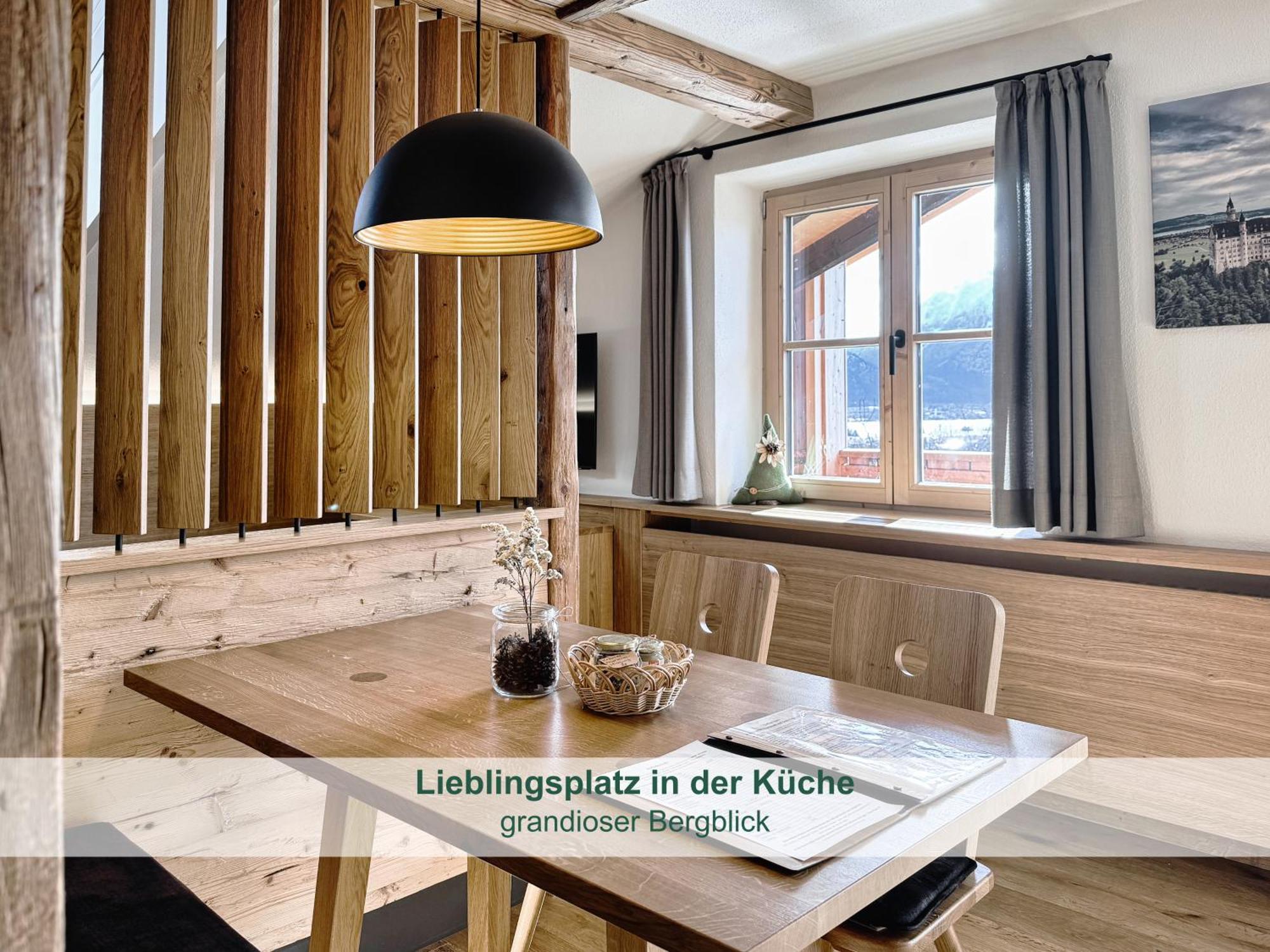 Chalet - Ferienwohnungen - Biohof Stoeger - Panoramasuedbalkon - Grandiose Aussicht Auf See, Berge Und Schloss Neuschwanstein 리덴 외부 사진